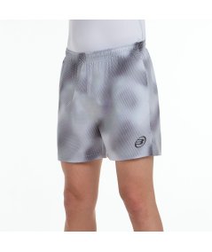 tienda de padel Madrid, tienda de padel online, tienda de padel españa, tienda de padel en linea, SHORT BULLPADEL MOS GRIS PERLA