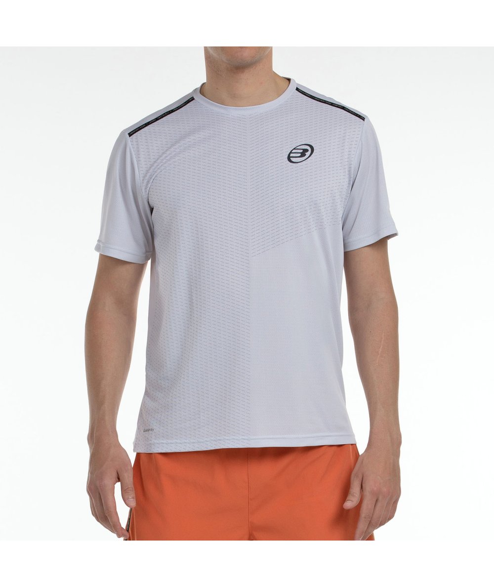 tienda de padel Madrid, tienda de padel online, tienda de padel españa, tienda de padel en linea, CAMISETA BULLPADEL MESIA GRIS 