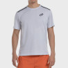 CAMISETA BULLPADEL MESIA GRIS PERLA