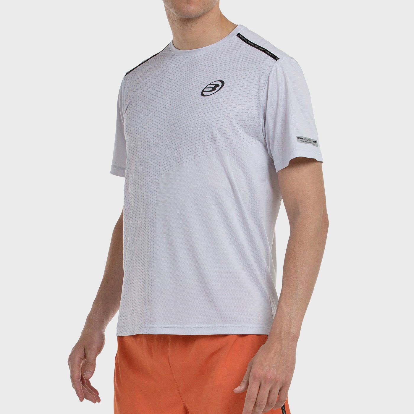 T-SHIRT BULLPADEL MESIA GRIGIO PERLA