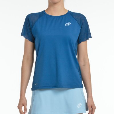 tienda de padel Madrid, tienda de padel online, tienda de padel españa, tienda de padel en linea, CAMISETA BULLPADEL DEDALE AZUL