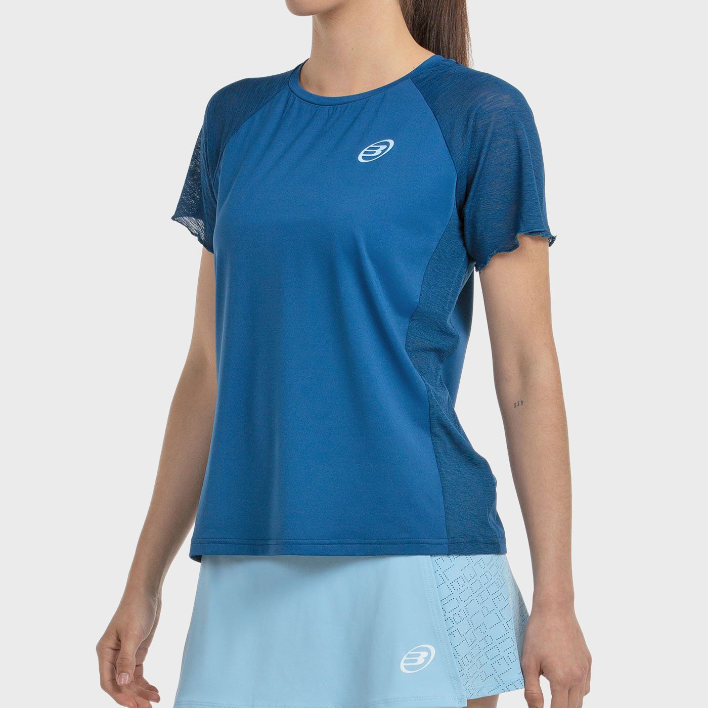 T-SHIRT BULLPADEL DEDALE BLU INK