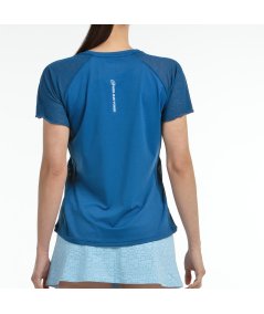 tienda de padel Madrid, tienda de padel online, tienda de padel españa, tienda de padel en linea, CAMISETA BULLPADEL DEDALE AZUL