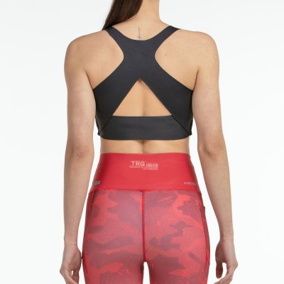 tienda de padel Madrid, tienda de padel online, tienda de padel españa, tienda de padel en linea, TOP BULLPADEL ELEVE 25V NEGRO