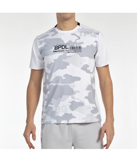 tienda de padel Madrid, tienda de padel online, tienda de padel españa, tienda de padel en linea, CAMISETA BULLPADEL ESGOS BLANC