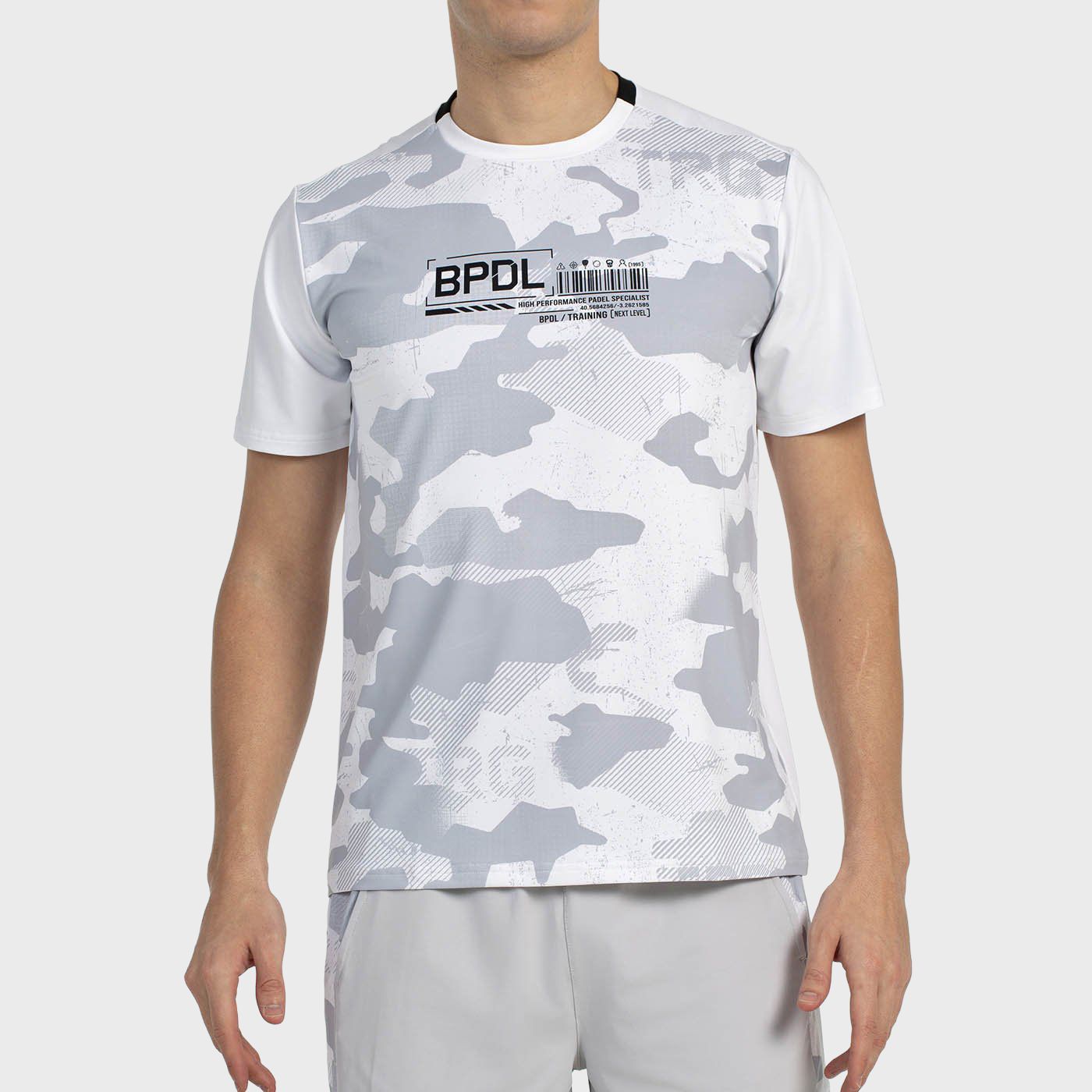 T-SHIRT BULLPADEL ESGOS BIANCO