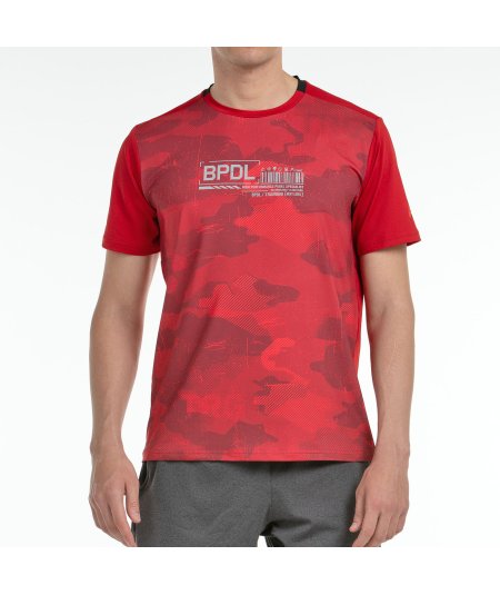 tienda de padel Madrid, tienda de padel online, tienda de padel españa, tienda de padel en linea, CAMISETA BULLPADEL ESGOS CEREZ