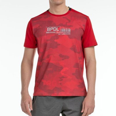 CAMISETA BULLPADEL ESGOS CEREZA