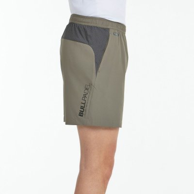 tienda de padel Madrid, tienda de padel online, tienda de padel españa, tienda de padel en linea, SHORT BULLPADEL MUINOS KAKI