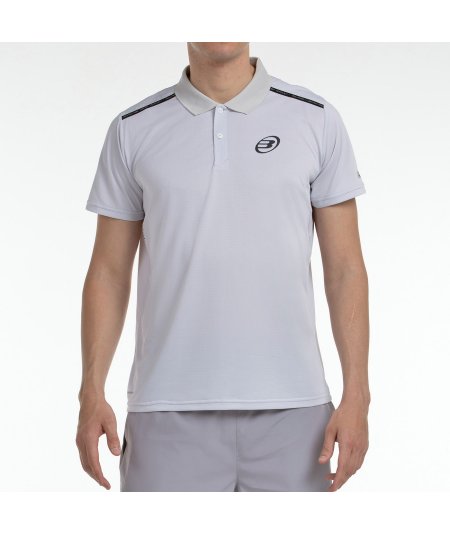 tienda de padel Madrid, tienda de padel online, tienda de padel españa, tienda de padel en linea, POLO BULLPADEL MIRAC GRIS PERL