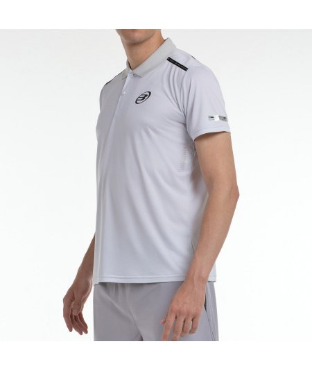 tienda de padel Madrid, tienda de padel online, tienda de padel españa, tienda de padel en linea, POLO BULLPADEL MIRAC GRIS PERL