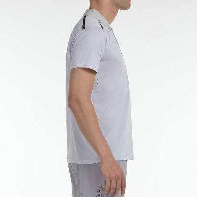 tienda de padel Madrid, tienda de padel online, tienda de padel españa, tienda de padel en linea, POLO BULLPADEL MIRAC GRIS PERL