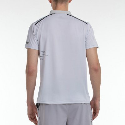 tienda de padel Madrid, tienda de padel online, tienda de padel españa, tienda de padel en linea, POLO BULLPADEL MIRAC GRIS PERL