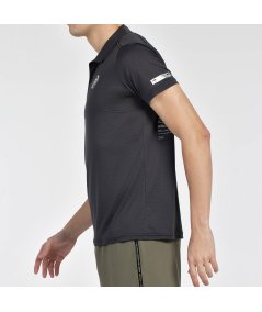 tienda de padel Madrid, tienda de padel online, tienda de padel españa, tienda de padel en linea, POLO BULLPADEL MIRAC NEGRO