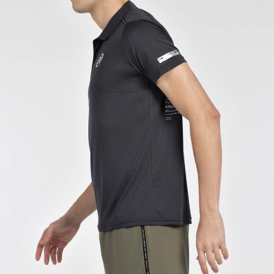 tienda de padel Madrid, tienda de padel online, tienda de padel españa, tienda de padel en linea, POLO BULLPADEL MIRAC NEGRO