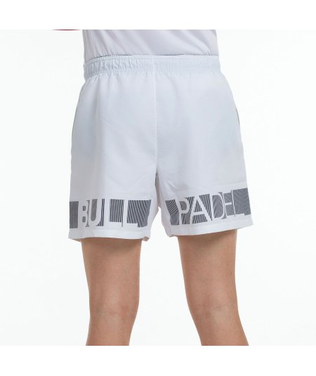 tienda de padel Madrid, tienda de padel online, tienda de padel españa, tienda de padel en linea, SHORT BULLPADEL BAGRE BLANCO
