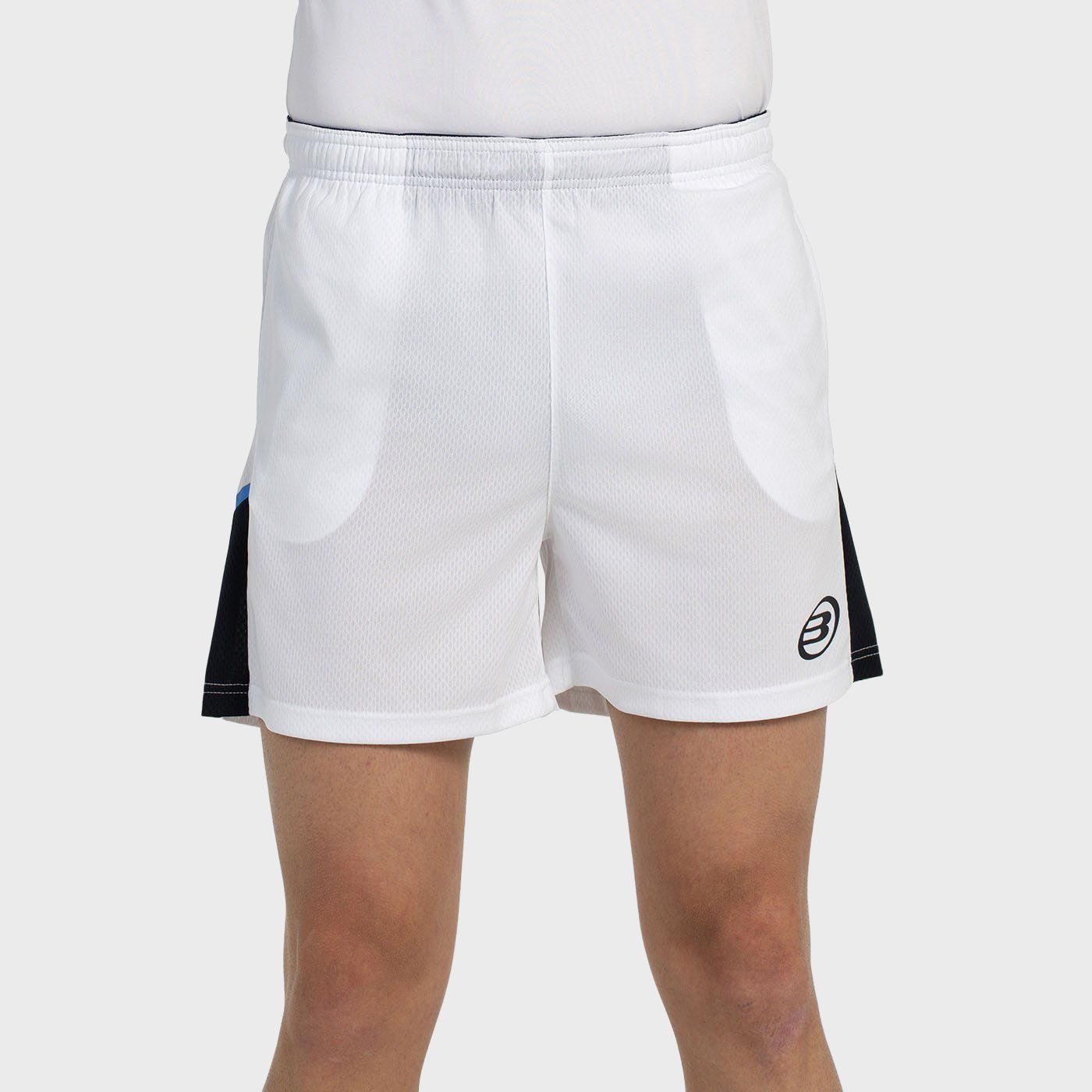 tienda de padel Madrid, tienda de padel online, tienda de padel españa, tienda de padel en linea, SHORT BULLPADEL BATIO BLANCO