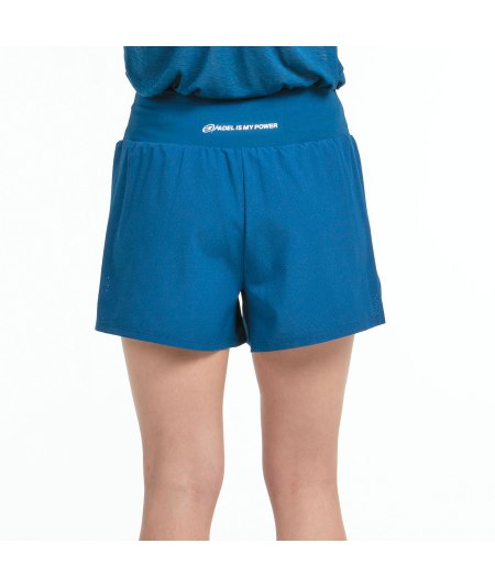 tienda de padel Madrid, tienda de padel online, tienda de padel españa, tienda de padel en linea, SHORT BULLPADEL DICTIO AZUL TI