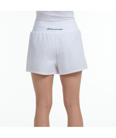 tienda de padel Madrid, tienda de padel online, tienda de padel españa, tienda de padel en linea, SHORT BULLPADEL DICTIO BLANCO