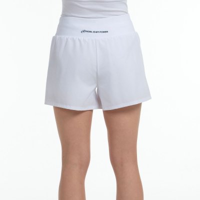 tienda de padel Madrid, tienda de padel online, tienda de padel españa, tienda de padel en linea, SHORT BULLPADEL DICTIO BLANCO