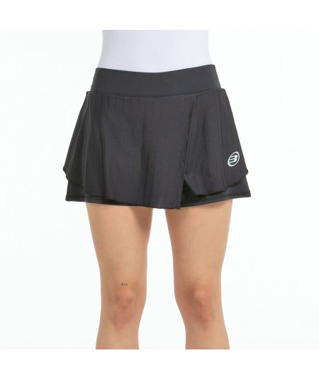 tienda de padel Madrid, tienda de padel online, tienda de padel españa, tienda de padel en linea, FALDA BULLPADEL ADRAR NEGRO TE