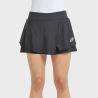 FALDA BULLPADEL ADRAR NEGRO TEJIDO BICOLOR