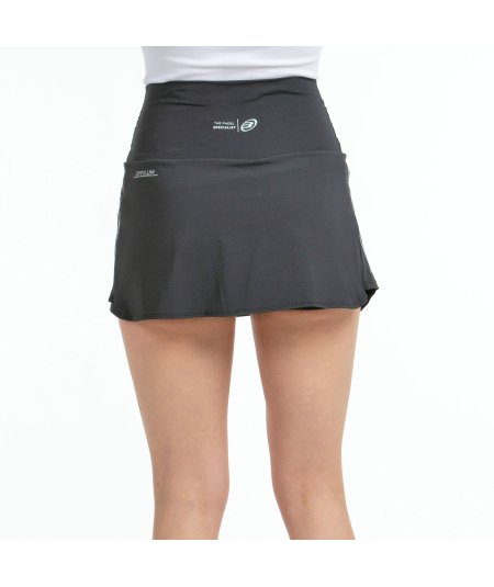 tienda de padel Madrid, tienda de padel online, tienda de padel españa, tienda de padel en linea, FALDA BULLPADEL ADUJA NEGRO