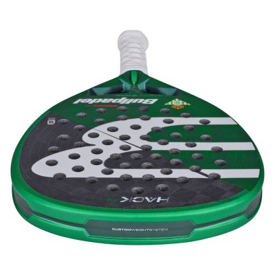 tienda de padel Madrid, tienda de padel online, tienda de padel españa, tienda de padel en linea, PALA BULLPADEL HACK 04 BETIS