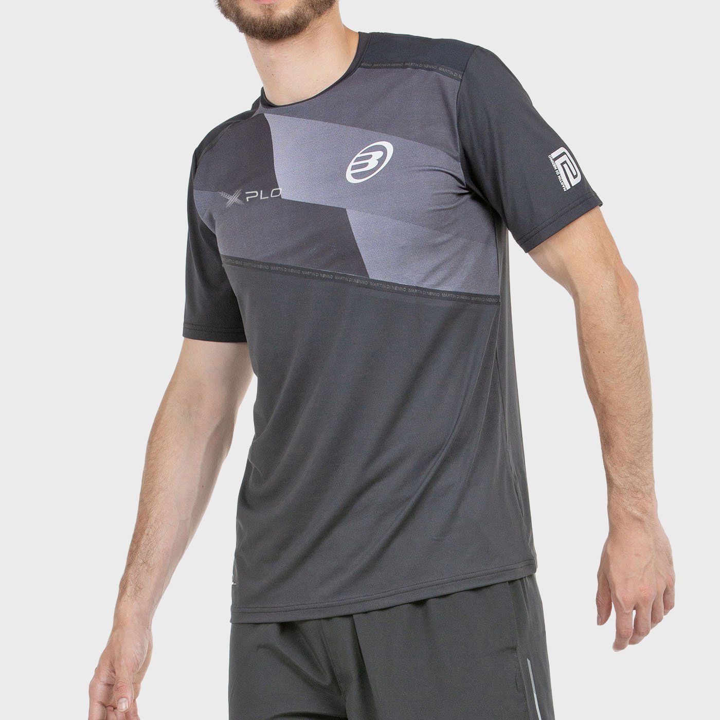 T-SHIRT BULLPADEL DI NENNO 25V NERO