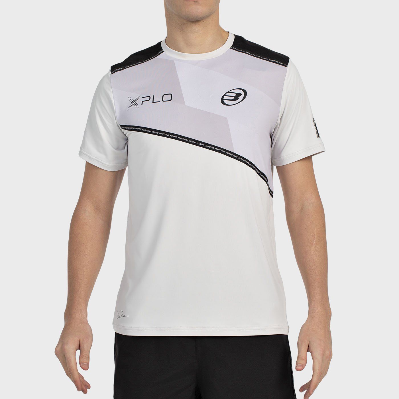 T-SHIRT BULLPADEL DI NENNO 25V GRIGIO PERLA