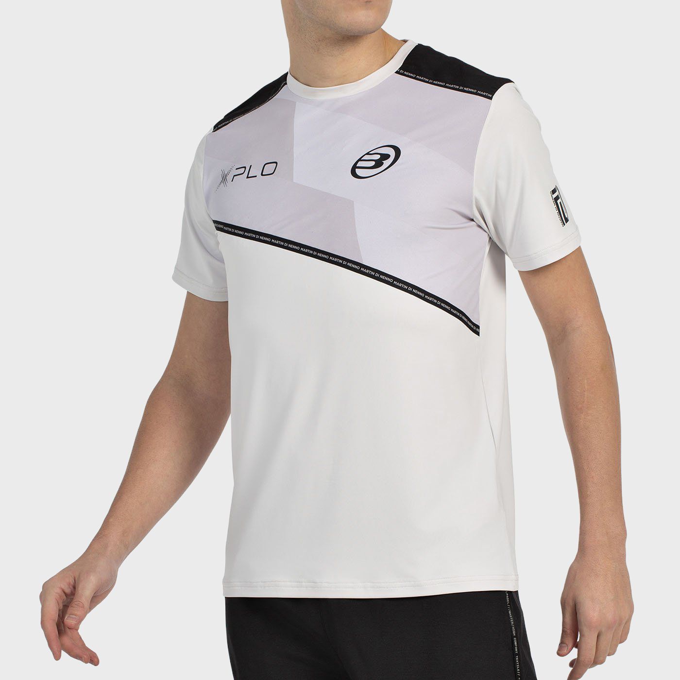 T-SHIRT BULLPADEL DI NENNO 25V GRIGIO PERLA
