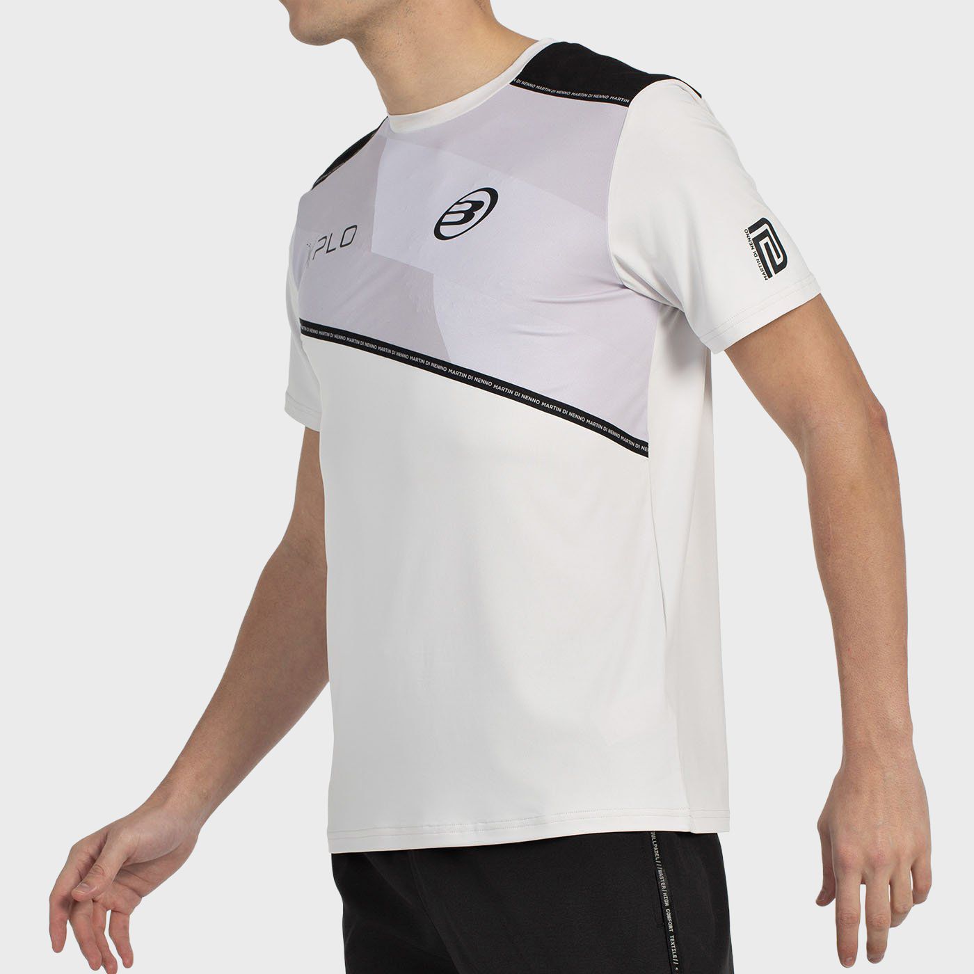 T-SHIRT BULLPADEL DI NENNO 25V GRIS PERLE
