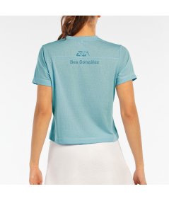 tienda de padel Madrid, tienda de padel online, tienda de padel españa, tienda de padel en linea, CAMISETA BULLPADEL BEA 25V AGU