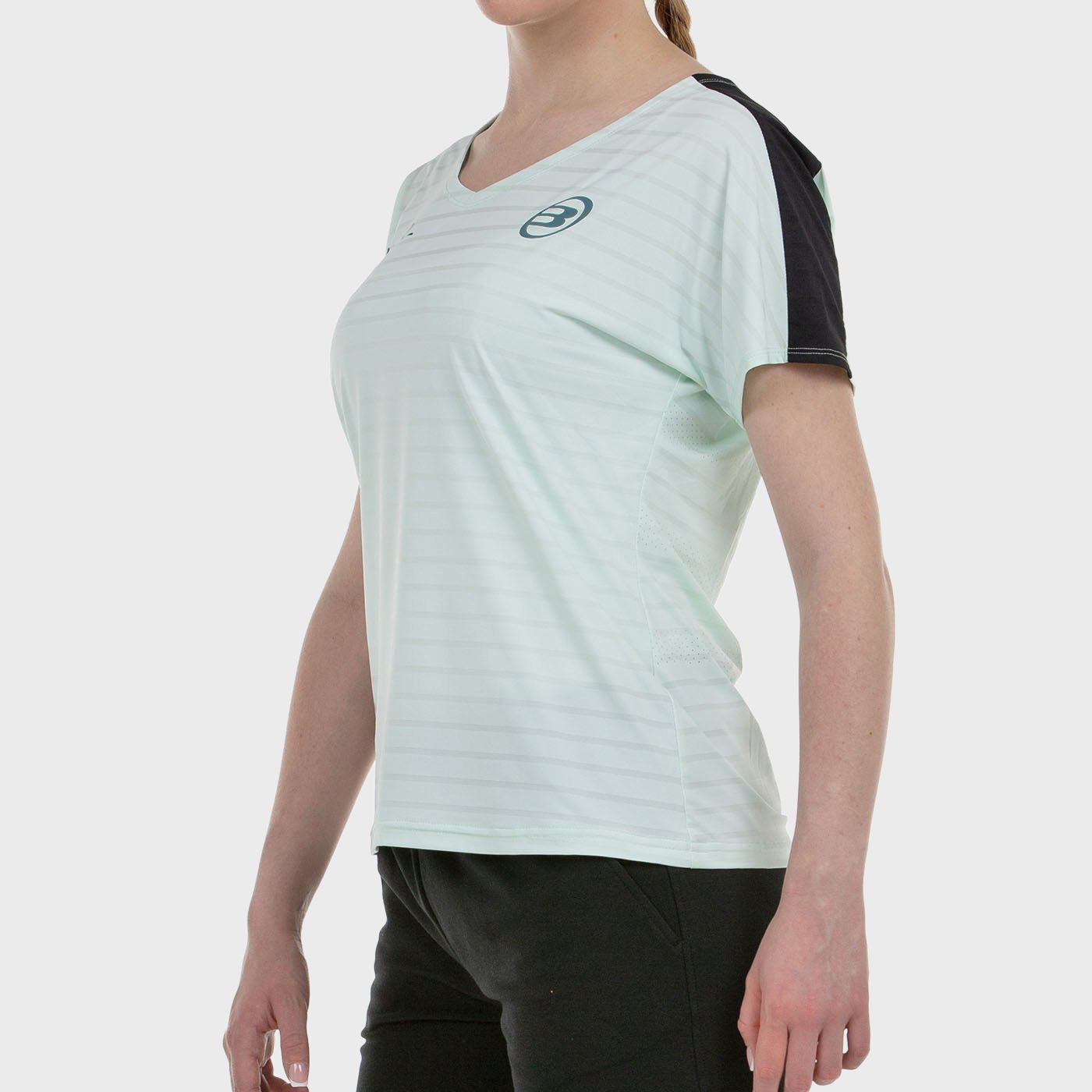 T-SHIRTBULLPADEL GEMMA 25V EAU VERTE