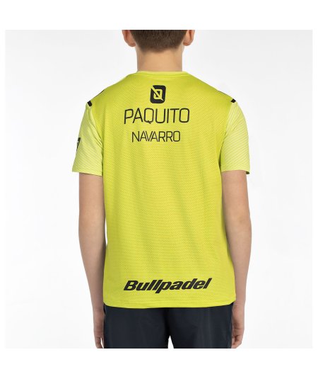 tienda de padel Madrid, tienda de padel online, tienda de padel españa, tienda de padel en linea, CAMISETA BULLPADEL PAQUITO JR 