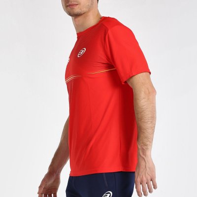 tienda de padel Madrid, tienda de padel online, tienda de padel españa, tienda de padel en linea, CAMISETA BULLPADEL FANG ROJO