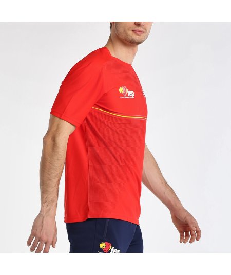 tienda de padel Madrid, tienda de padel online, tienda de padel españa, tienda de padel en linea, CAMISETA BULLPADEL FANG ROJO