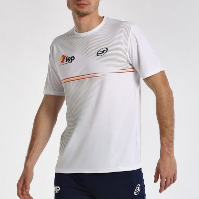 tienda de padel Madrid, tienda de padel online, tienda de padel españa, tienda de padel en linea, CAMISETA BULLPADEL FANG BLANCO