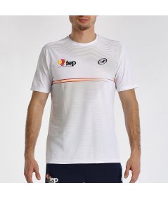 tienda de padel Madrid, tienda de padel online, tienda de padel españa, tienda de padel en linea, CAMISETA BULLPADEL FANG BLANCO