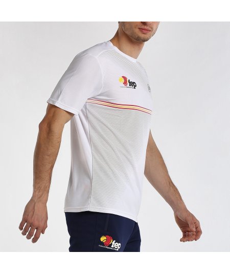tienda de padel Madrid, tienda de padel online, tienda de padel españa, tienda de padel en linea, CAMISETA BULLPADEL FANG BLANCO