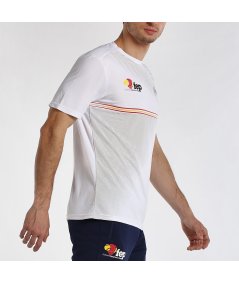 tienda de padel Madrid, tienda de padel online, tienda de padel españa, tienda de padel en linea, CAMISETA BULLPADEL FANG BLANCO