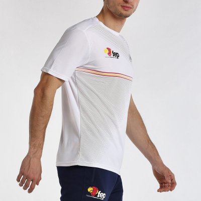 tienda de padel Madrid, tienda de padel online, tienda de padel españa, tienda de padel en linea, CAMISETA BULLPADEL FANG BLANCO