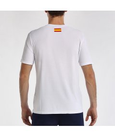 tienda de padel Madrid, tienda de padel online, tienda de padel españa, tienda de padel en linea, CAMISETA BULLPADEL FANG BLANCO