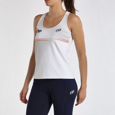 tienda de padel Madrid, tienda de padel online, tienda de padel españa, tienda de padel en linea, CAMISETA BULLPADEL FUNI BLANCO