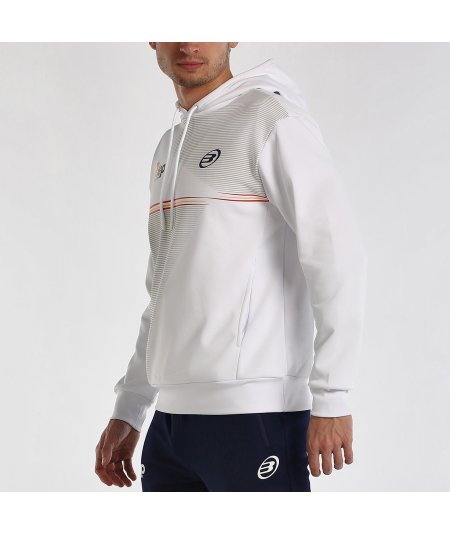 tienda de padel Madrid, tienda de padel online, tienda de padel españa, tienda de padel en linea, SUDADERA BULLPADEL FORCA BLANC