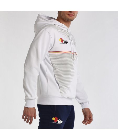 tienda de padel Madrid, tienda de padel online, tienda de padel españa, tienda de padel en linea, SUDADERA BULLPADEL FORCA BLANC