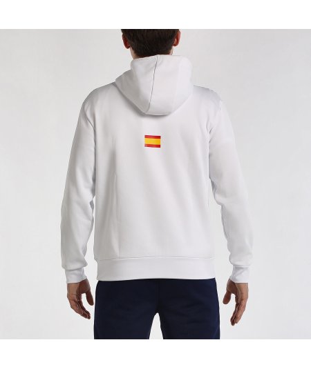 tienda de padel Madrid, tienda de padel online, tienda de padel españa, tienda de padel en linea, SUDADERA BULLPADEL FORCA BLANC