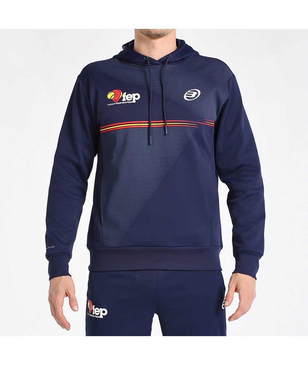 tienda de padel Madrid, tienda de padel online, tienda de padel españa, tienda de padel en linea, SUDADERA BULLPADEL FORCA AZUL 