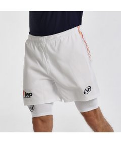 tienda de padel Madrid, tienda de padel online, tienda de padel españa, tienda de padel en linea, SHORT BULLPADEL FRAGOSA BLANCO