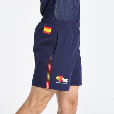 tienda de padel Madrid, tienda de padel online, tienda de padel españa, tienda de padel en linea, SHORT BULLPADEL FLEGE AZUL MAR